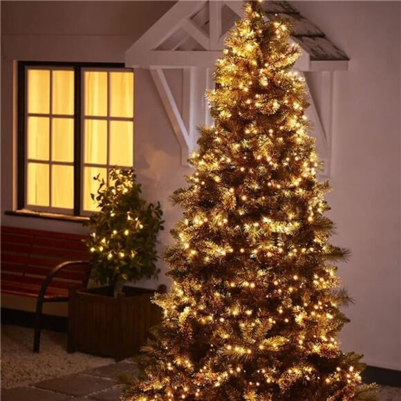 Dazzle Bright 300 LED Christmas String Lights, 100 FT Connectable Waterproof - Picture 5 of 7